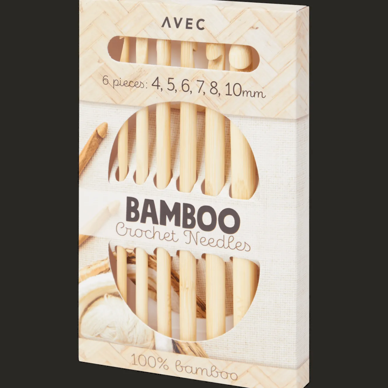 Avec bamboe haaknaalden