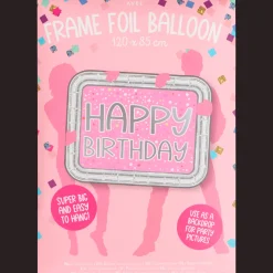 Avec folieballon XL Happy Birthday
