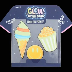 Avec glow-in-the-dark strijkpatches