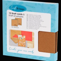 Avec kraftkaarten en -enveloppen