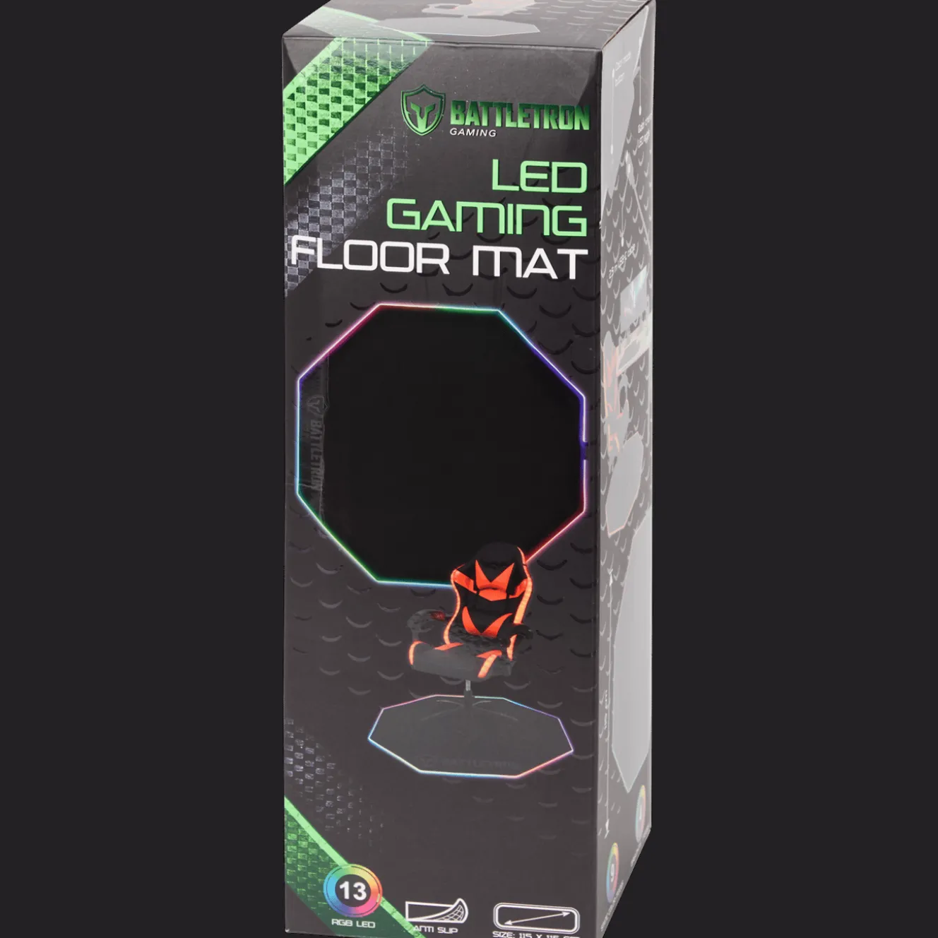 Battletron gamingvloermat met licht