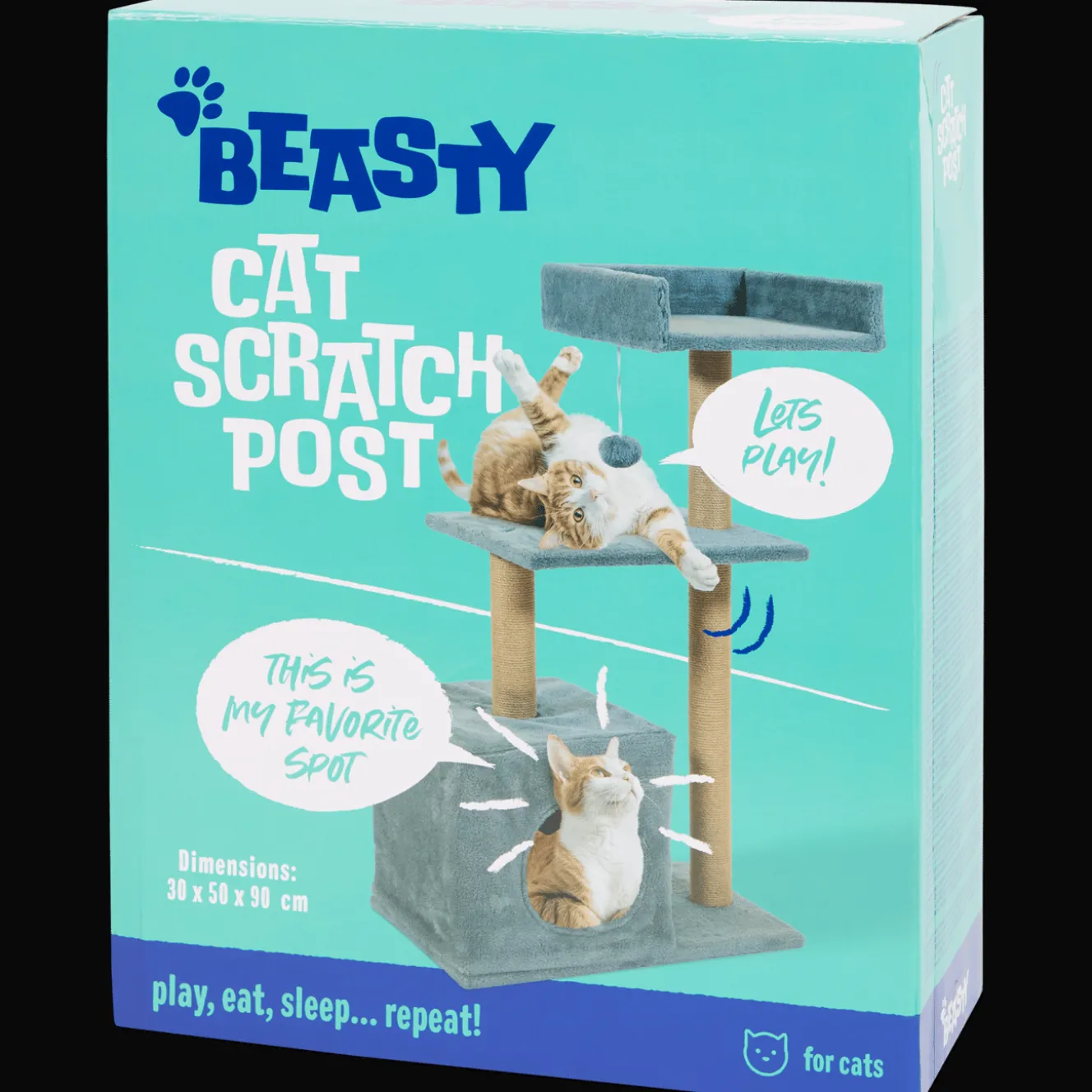 Beasty kattenboom met krabpalen