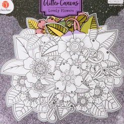 DécoTime kleur je eigen glitter-canvas