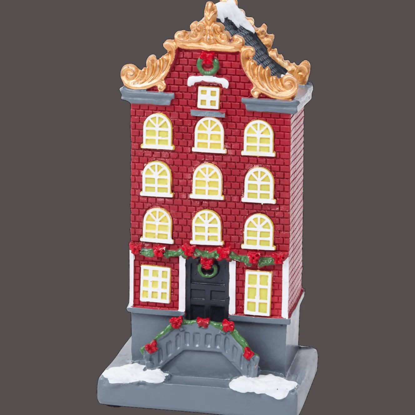 Decoratief huisje met ledlicht