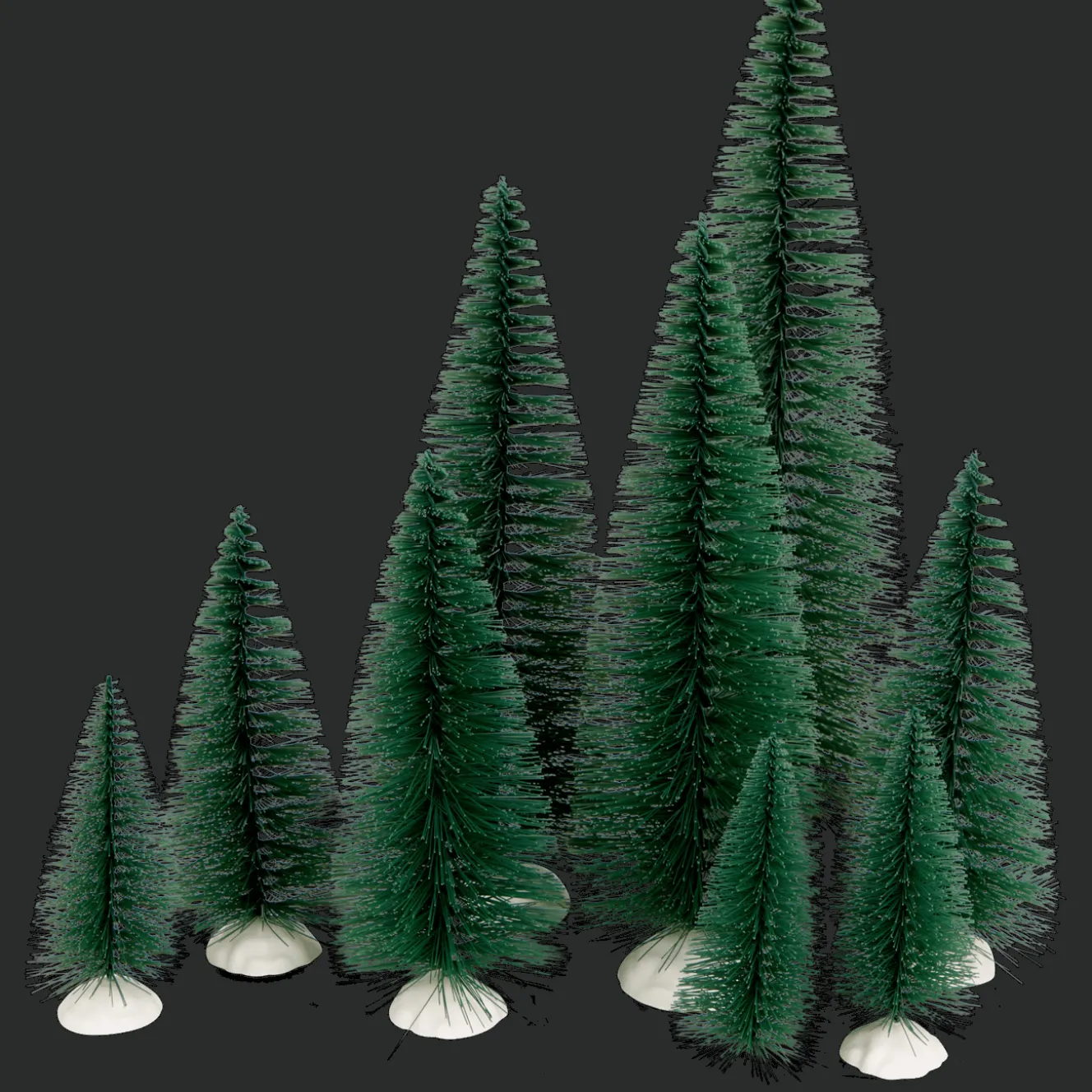 Decoratieve kerstbomen
