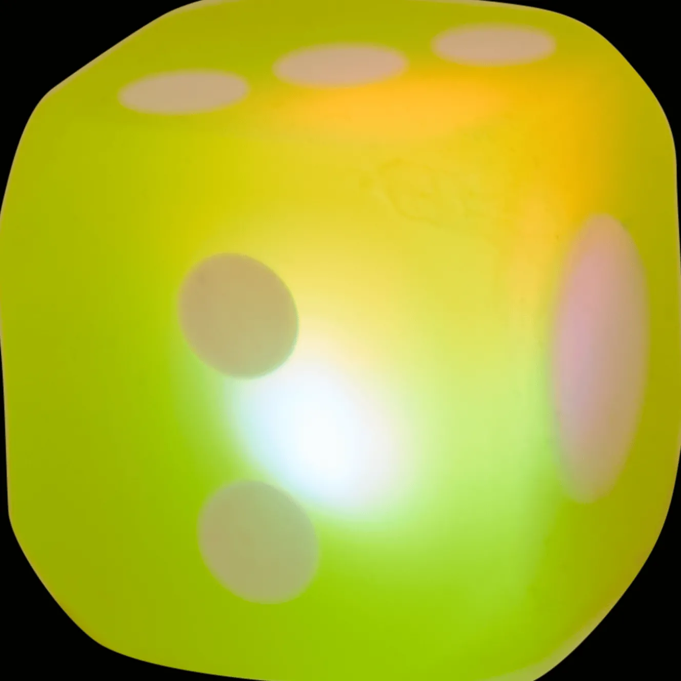 Dobbelsteen met licht