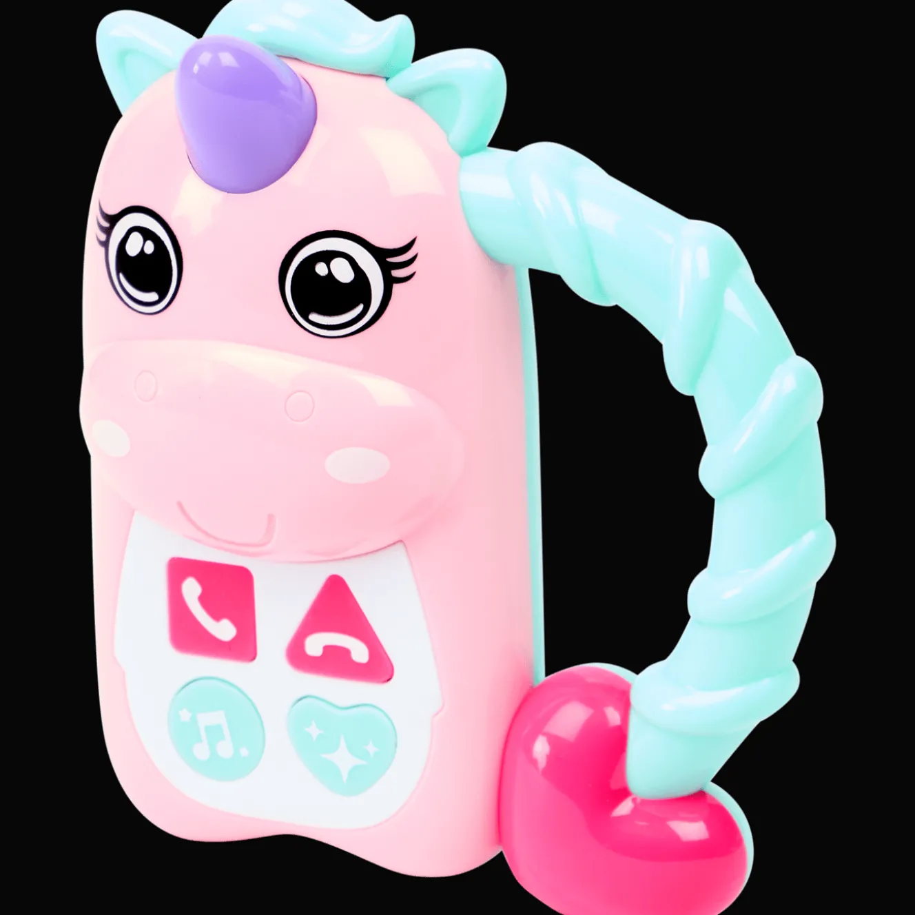 Eenhoorn speelgoedtelefoon