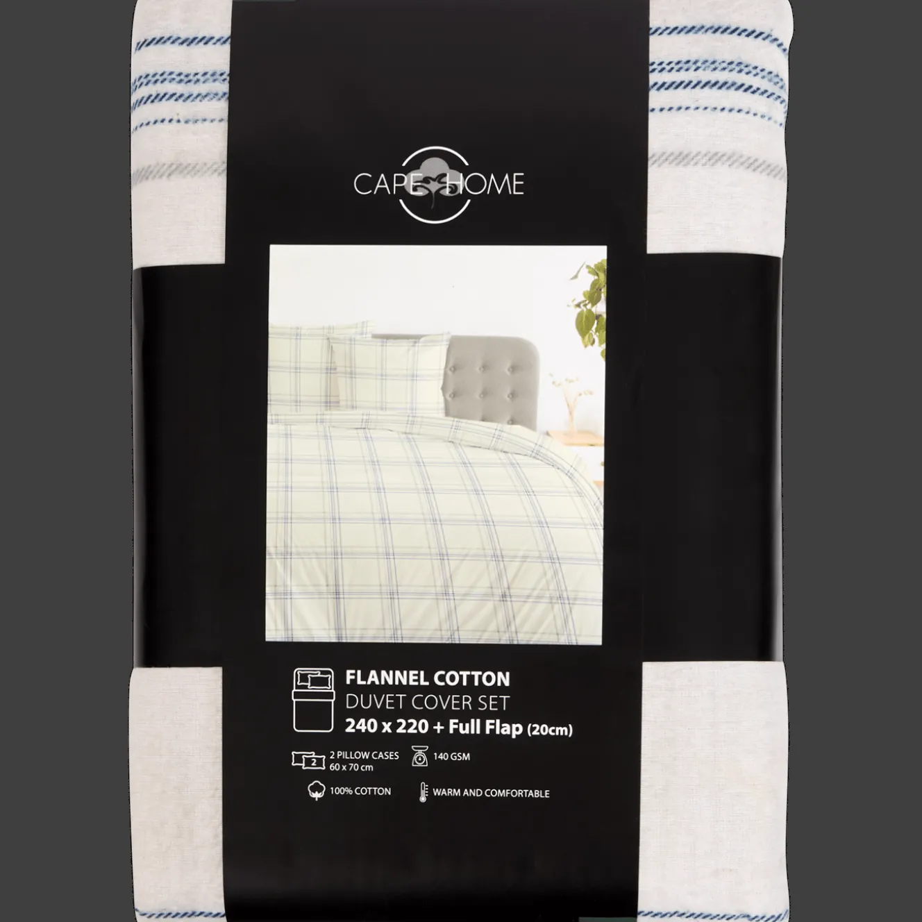 Flanel dekbedovertrek