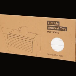 Flexibele armleuning-tray