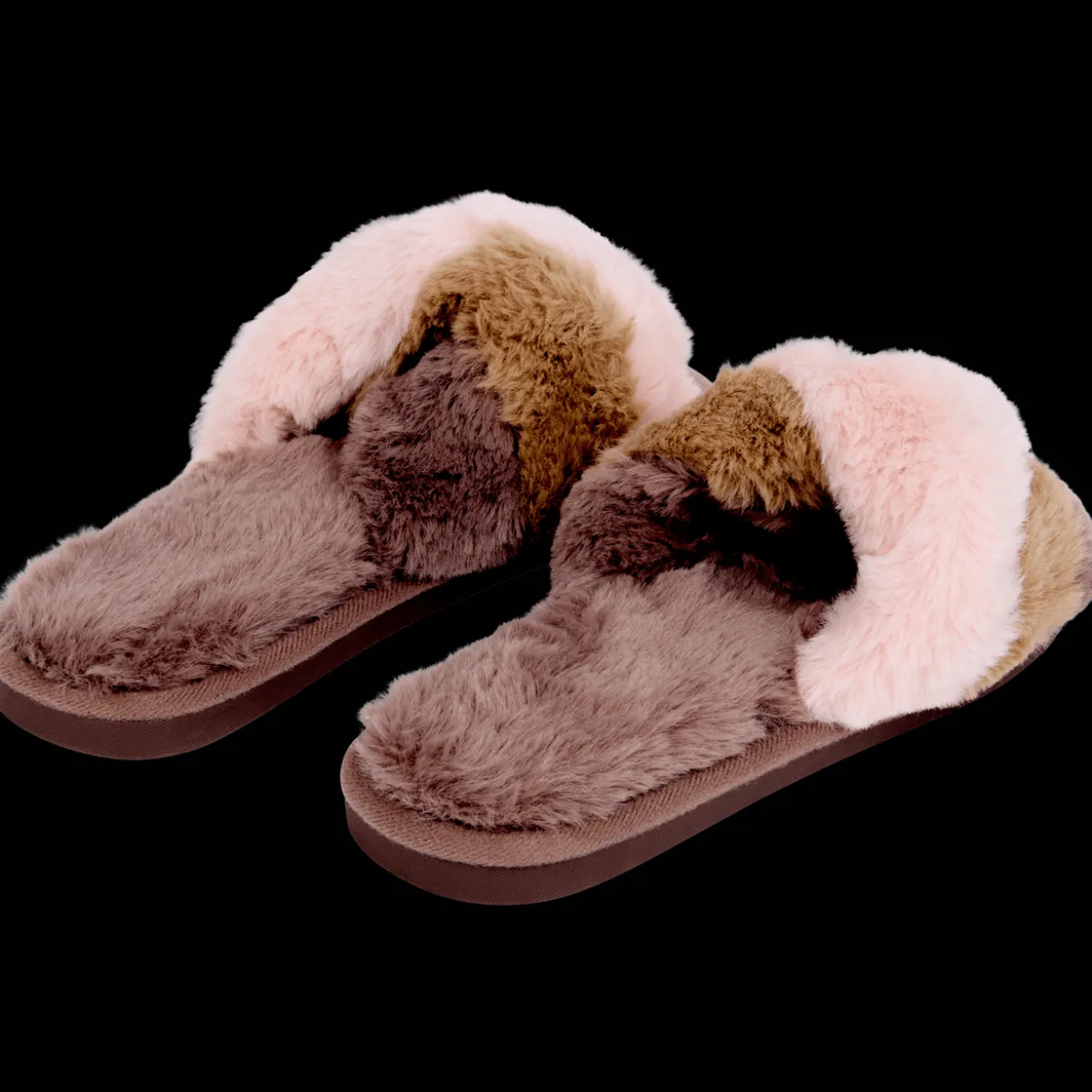 Fluffy slippers