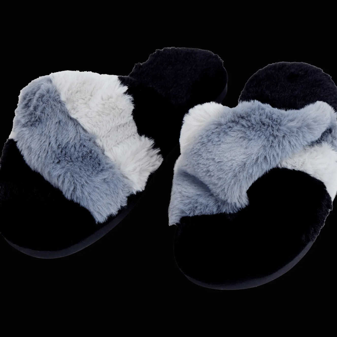 Fluffy slippers