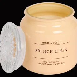 Geurkaars in glazen pot