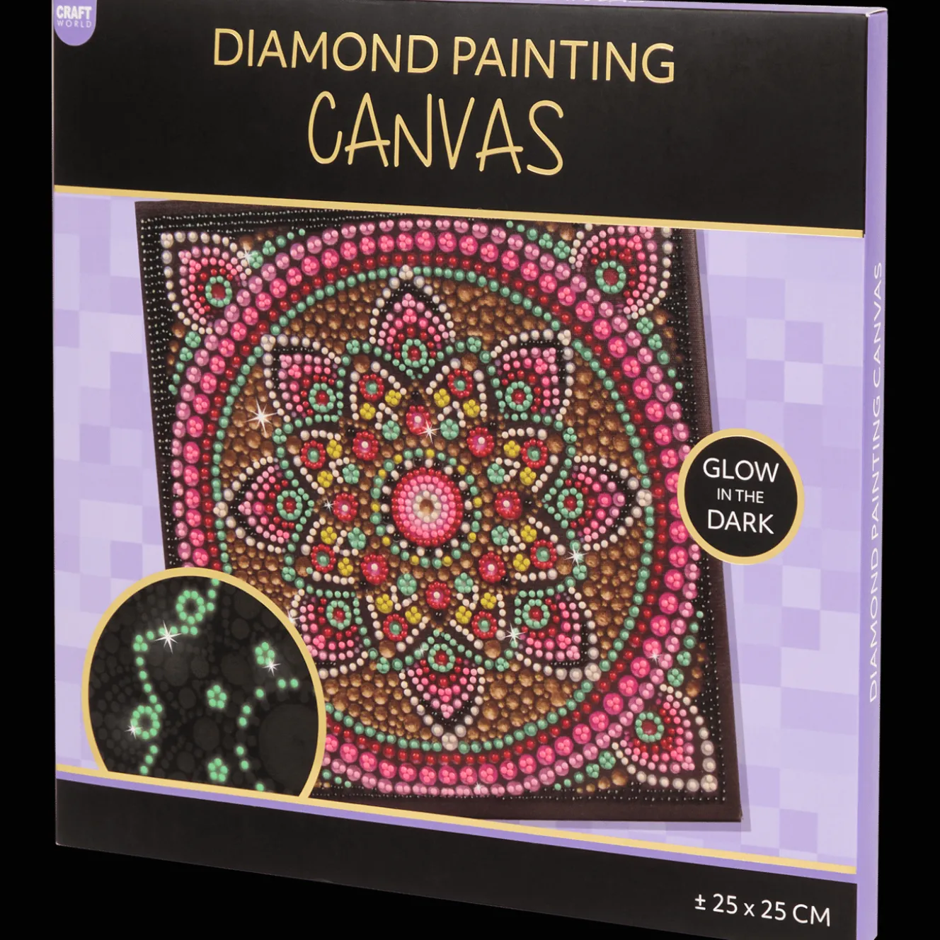 Glow-in-the-dark diamond painting