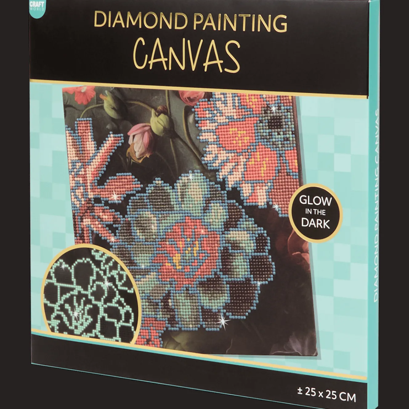 Glow-in-the-dark diamond painting