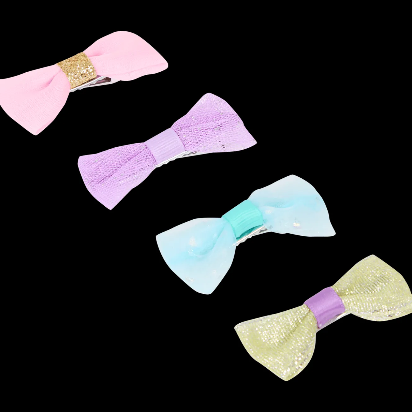 Haarclipjes met strikjes