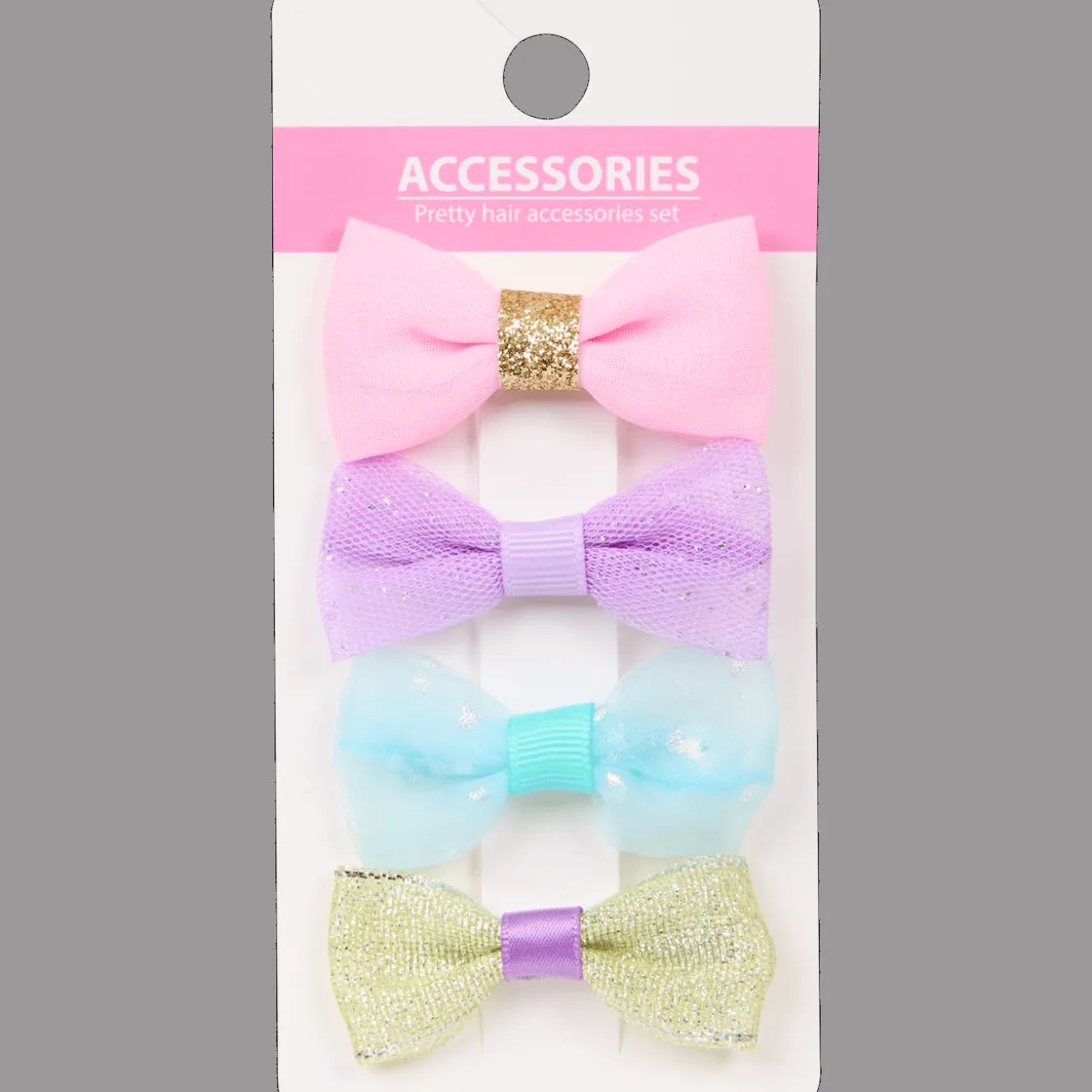 Haarclipjes met strikjes