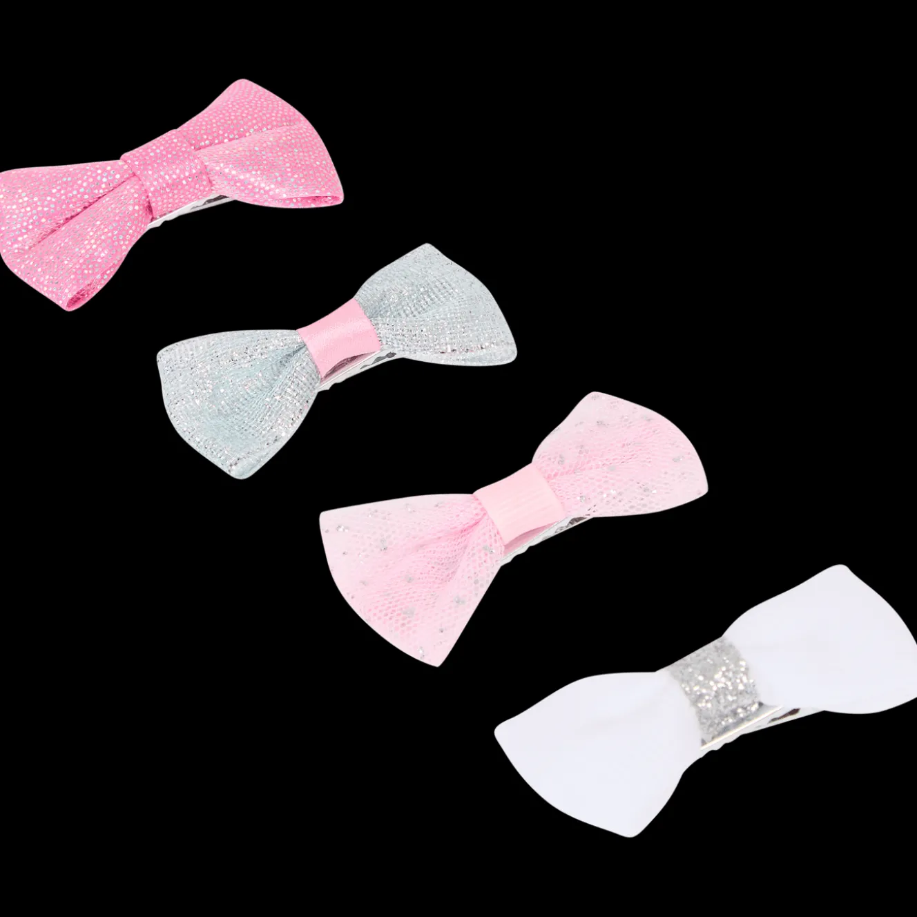 Haarclipjes met strikjes