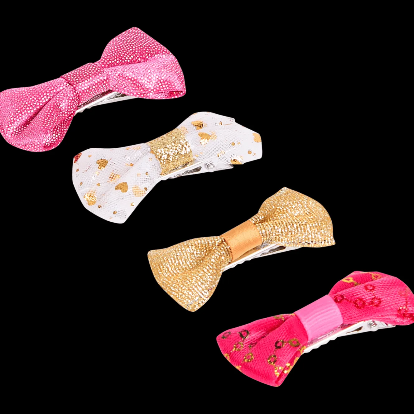 Haarclipjes met strikjes