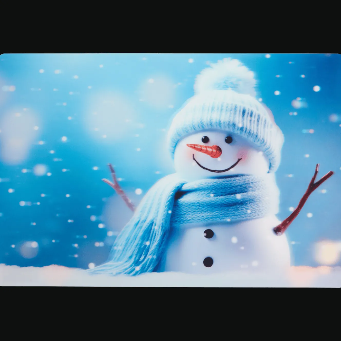 Holografische placemat Kerst