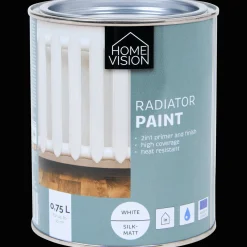 Home Vision 2-in-1 radiatorverf wit