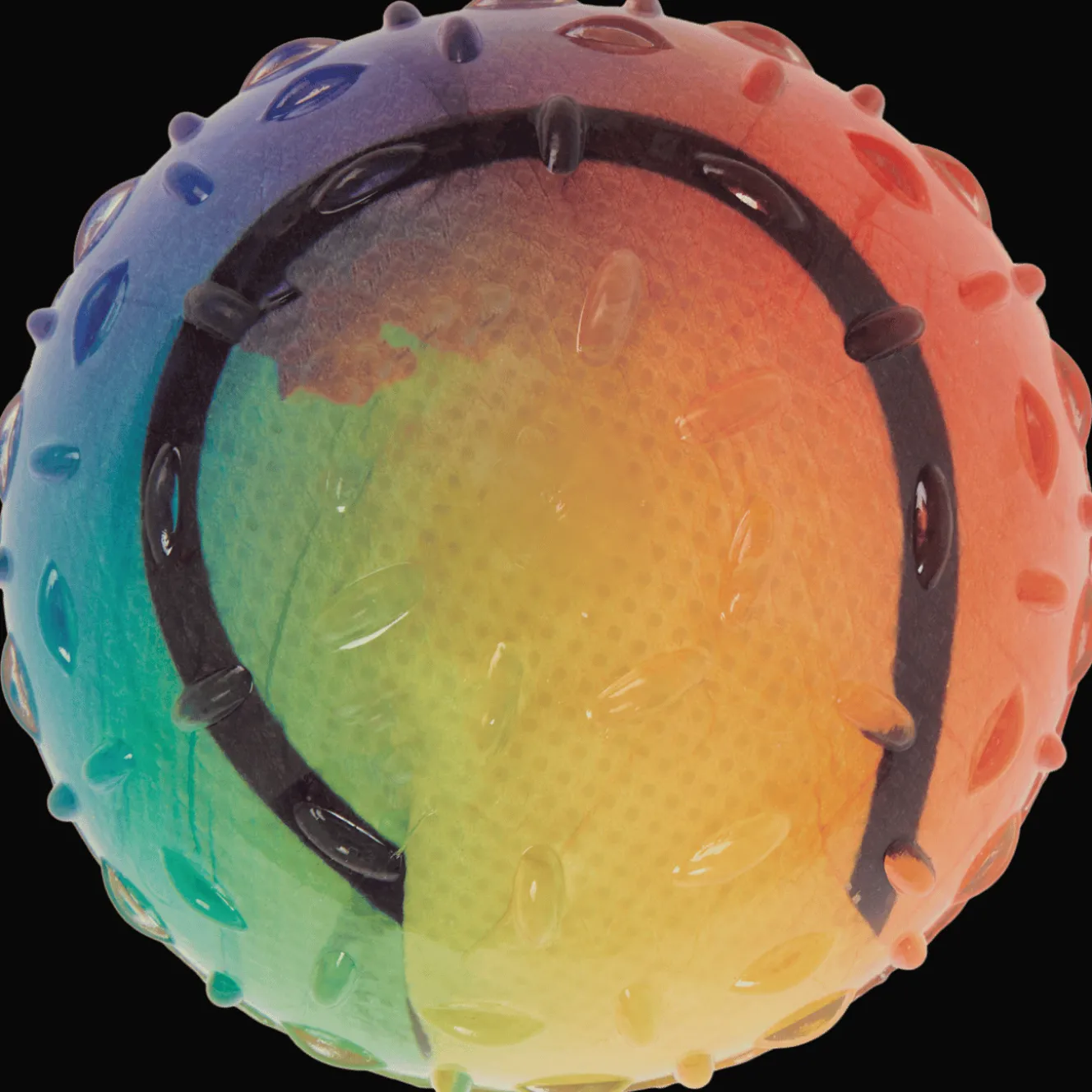 Hondenbal van rubber