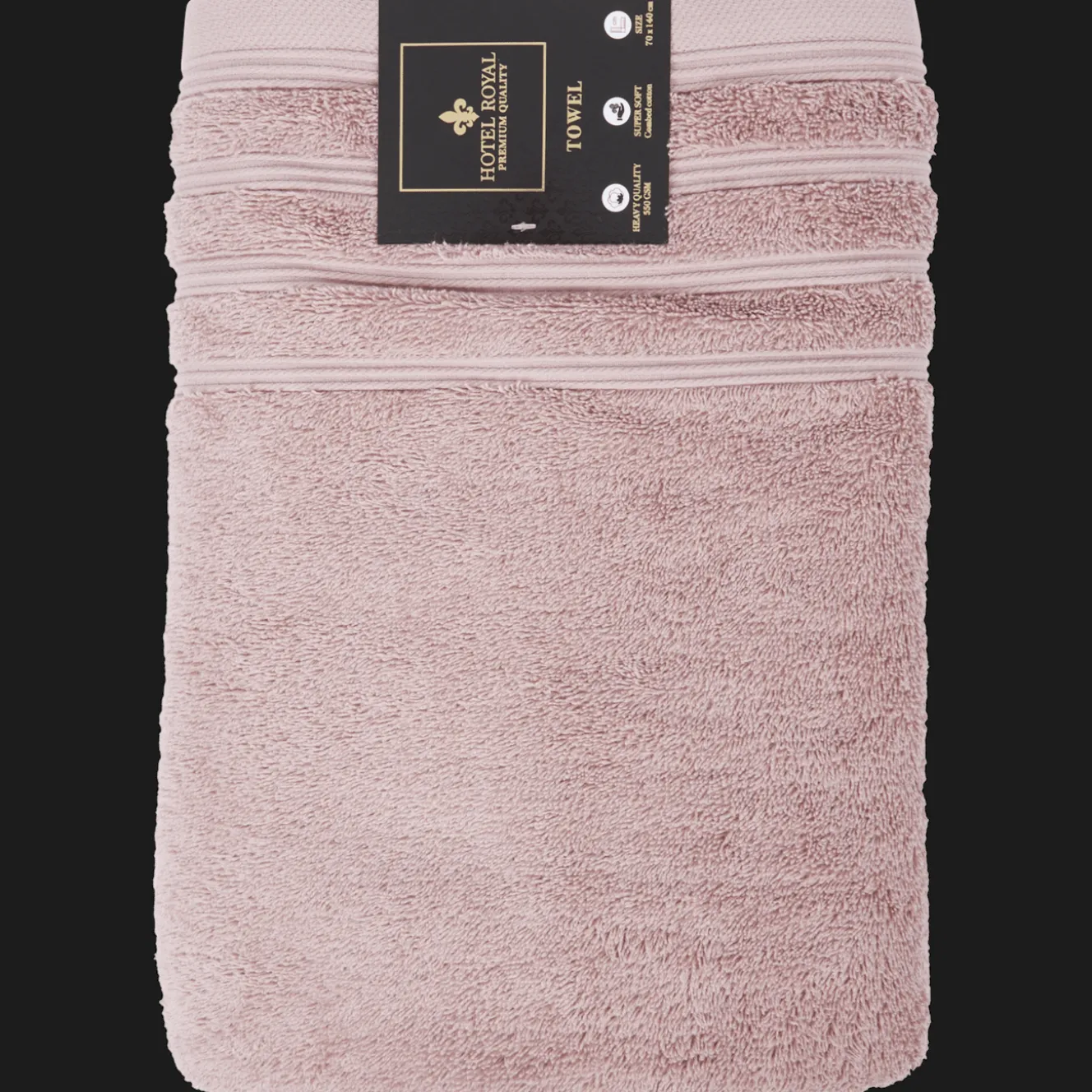 Hotel Royal badlaken Pink Mauve