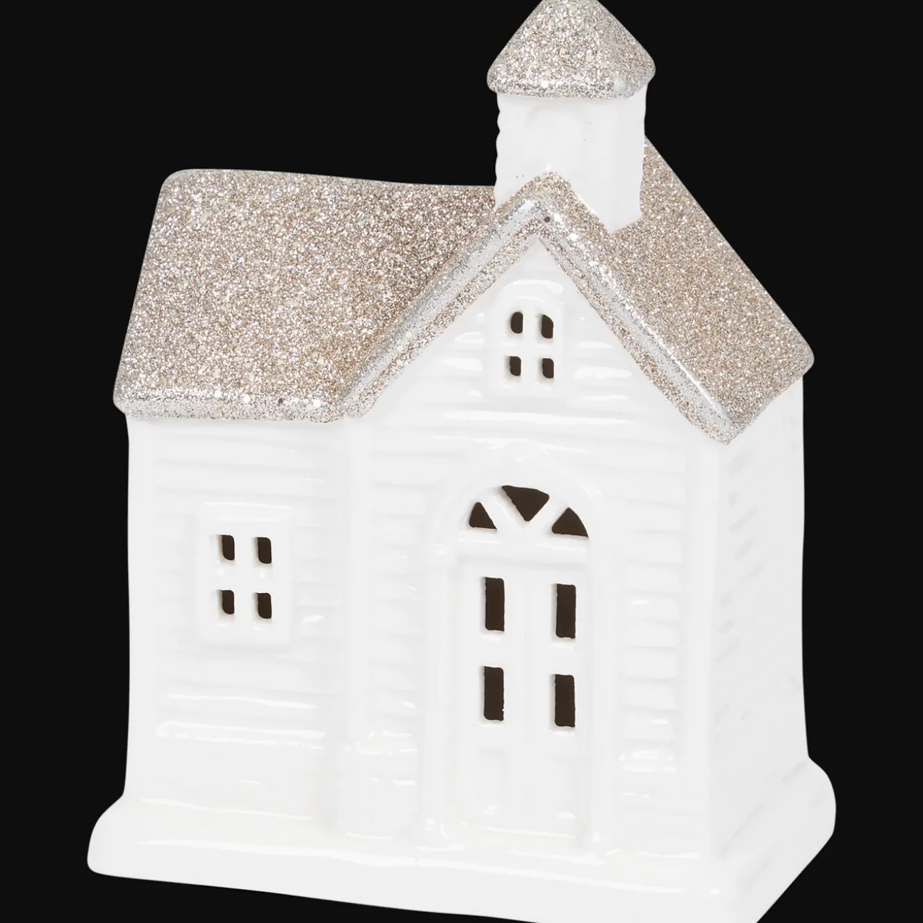 Kersthuisje met licht