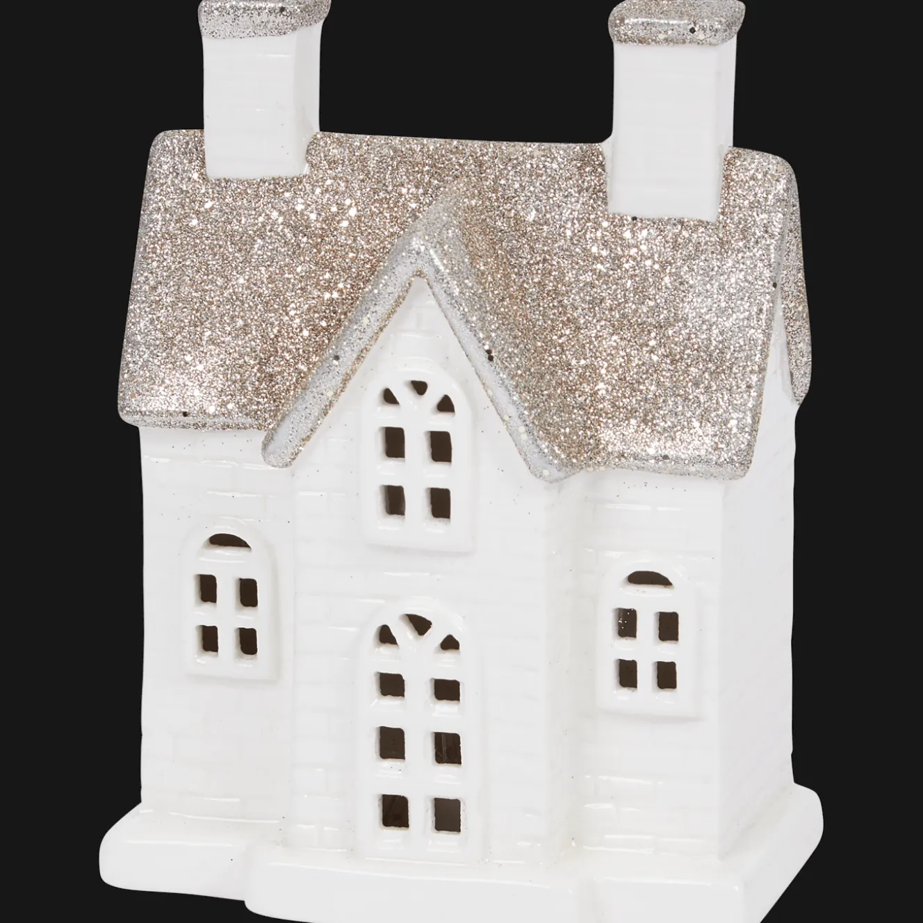 Kersthuisje met licht