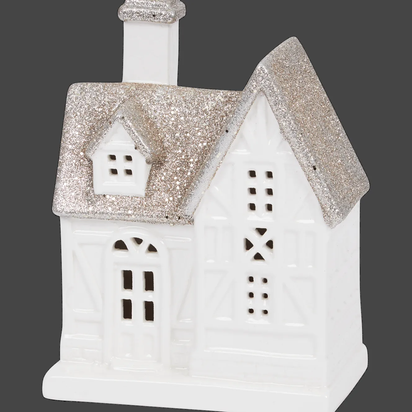 Kersthuisje met licht