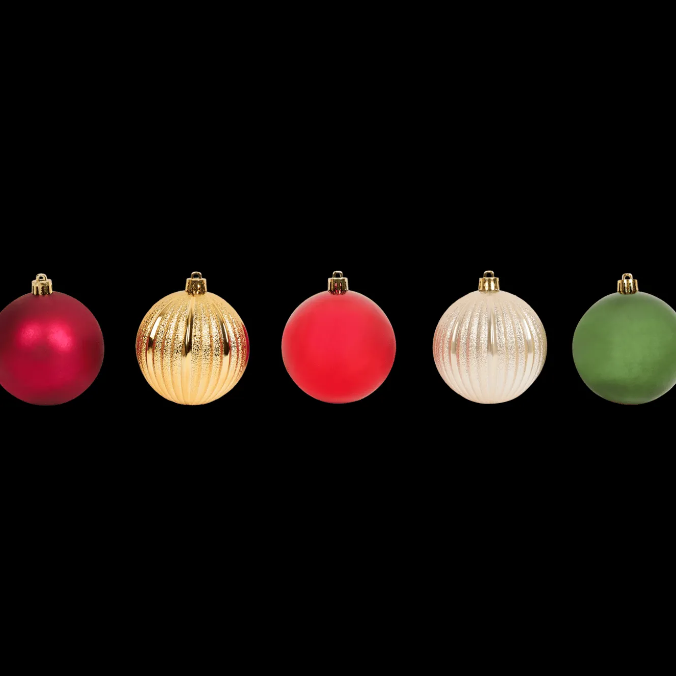 Kunststof kerstballen