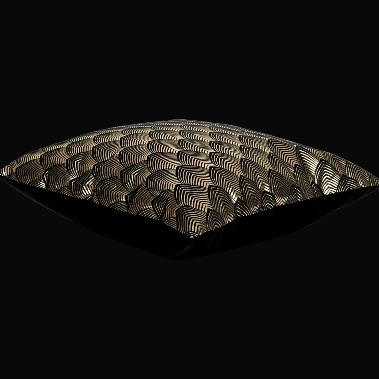 Kussen met folieprint