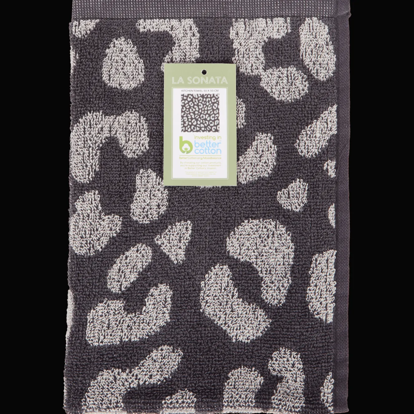 La Sonata keukenhanddoek antraciet