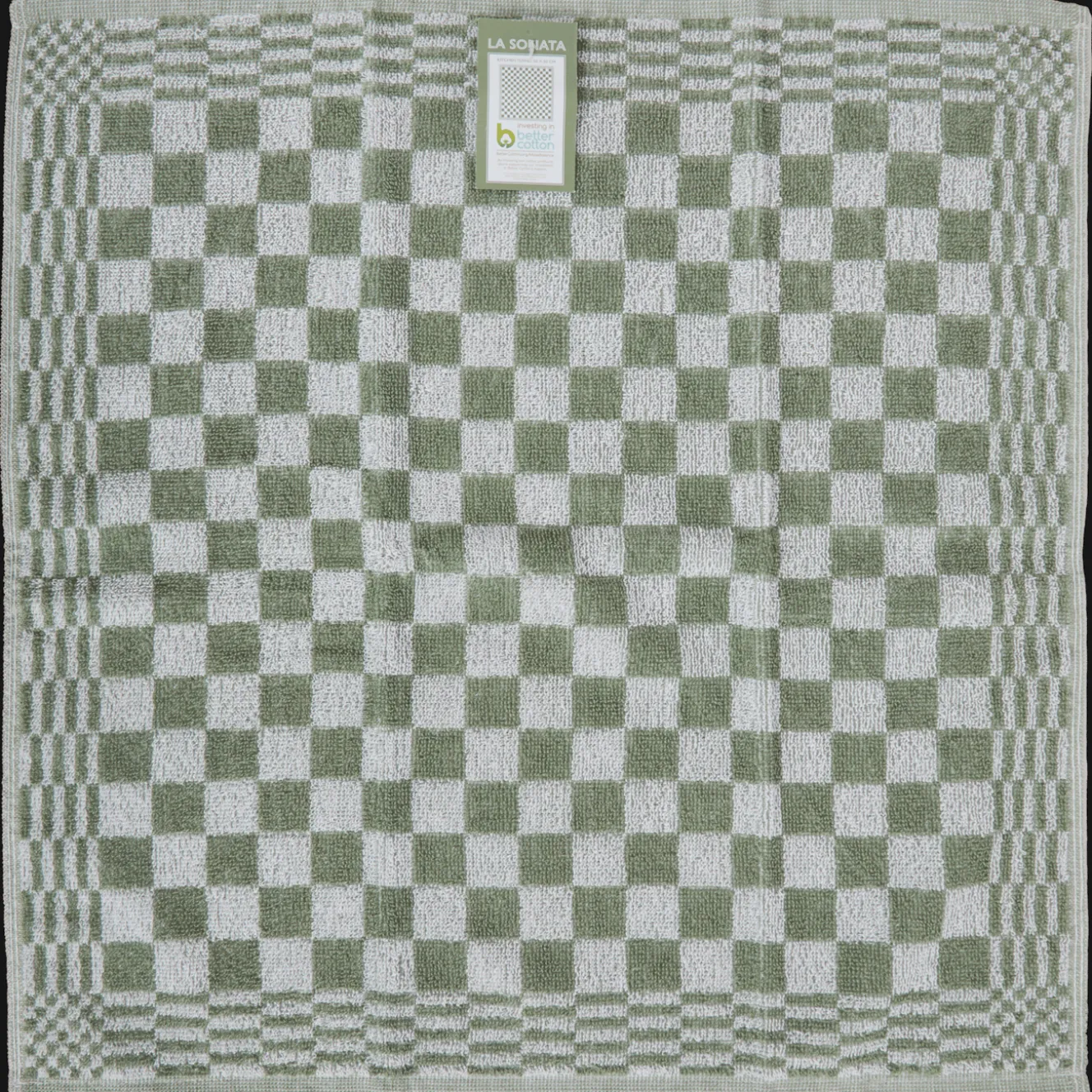 La Sonata theedoek groen