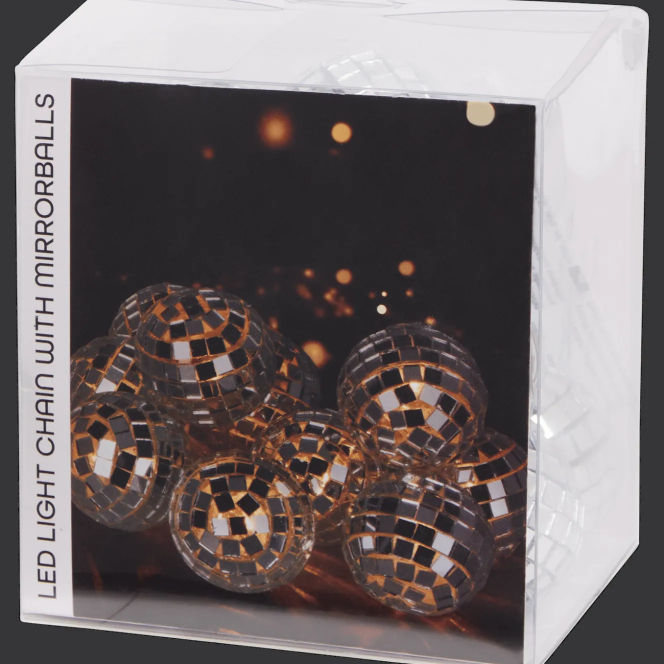 Lichtsnoer met discoballen