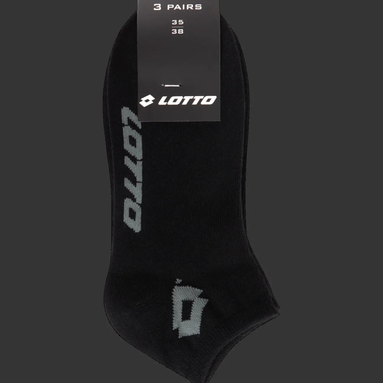 Lotto sneakersokken zwart