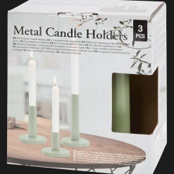 Metalen kandelaars