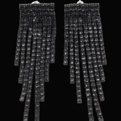 Oorbellen met glittersteentjes