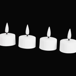 Oplaadbare theelichten wit