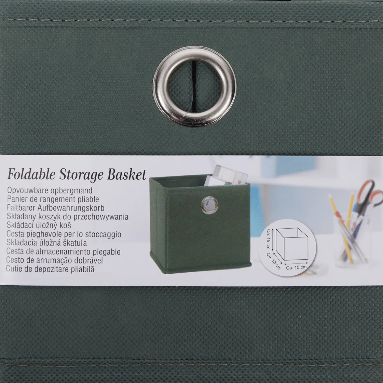 Opvouwbare opbergmand