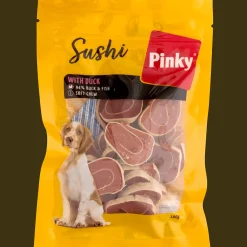 Pinky hondensnack Sushi Duck