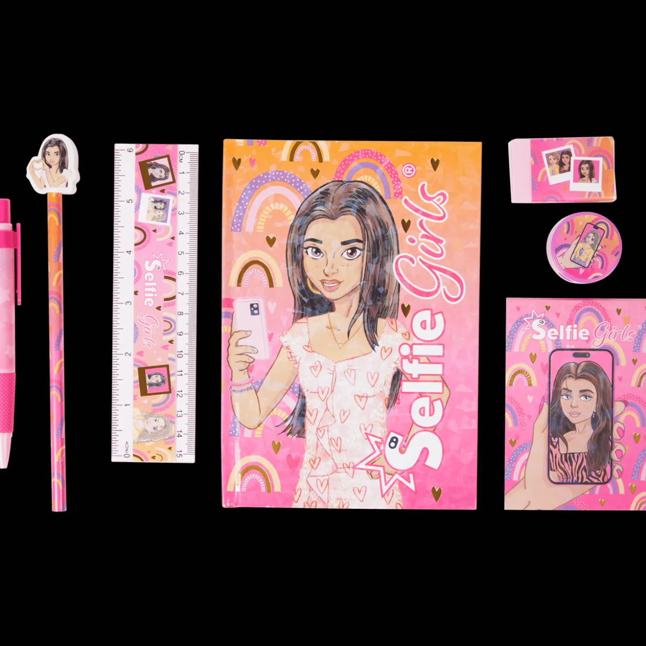 Selfie Girls schrijfwarenset