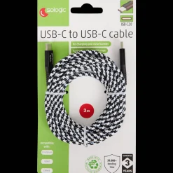 Sologic laad- en datakabel USB-C naar USB-C