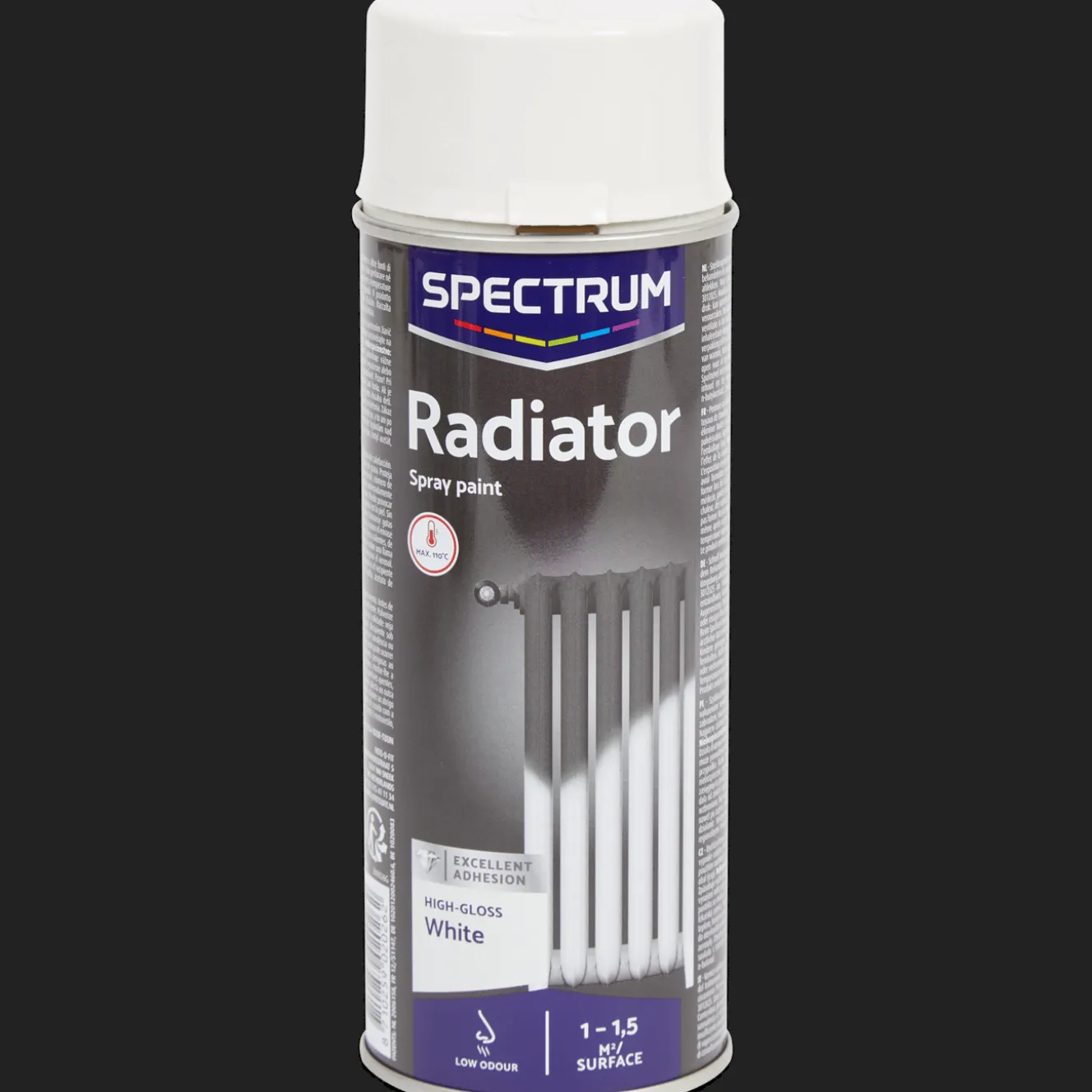 Spectrum hoogglans radiator spuitverf wit