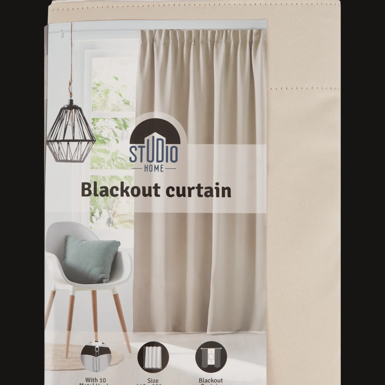 Studio Home verduisterend kant-en-klaar gordijn