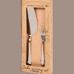 Taartschep met dessertvorkjes