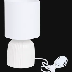 Tafellamp met keramieken voet