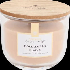 Treewick geurkaars met houtlont