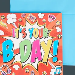 Verjaardagskaart met licht en geluid