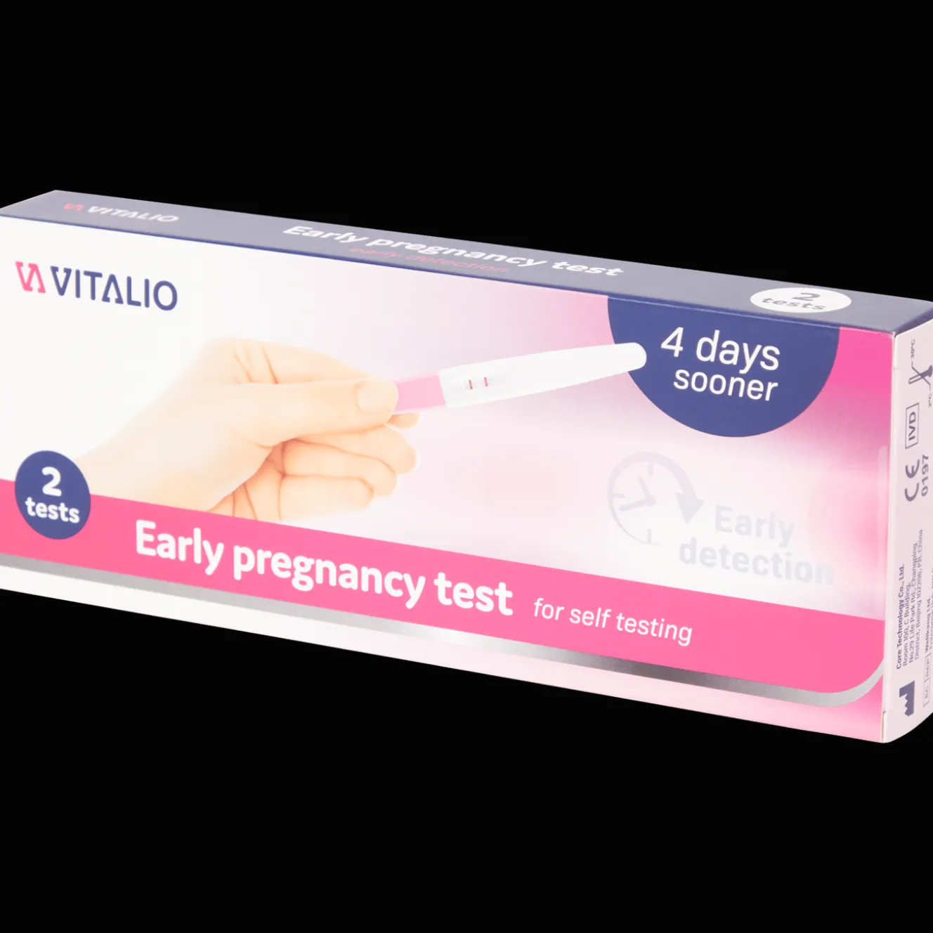 Vitalio vroege zwangerschapstesten
