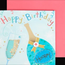 Wenskaart met confetti